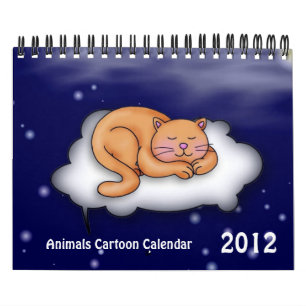 Cartoon Animaux 2012 Calendrier