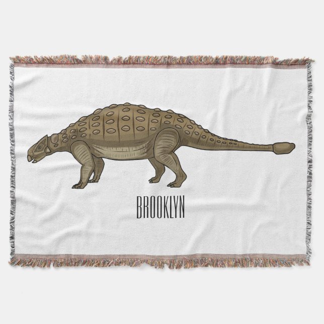 Cartoon Ankylosaurus Decke (Vorderseite)