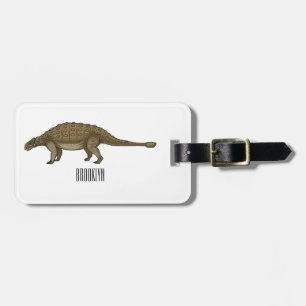 Cartoon Ankylosaurus Gepäckanhänger