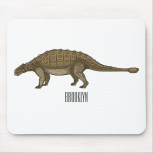 Cartoon Ankylosaurus Mousepad