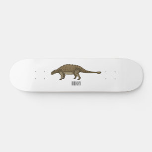 Cartoon Ankylosaurus Skateboard