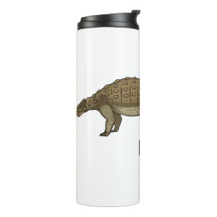 Cartoon Ankylosaurus Thermosbecher