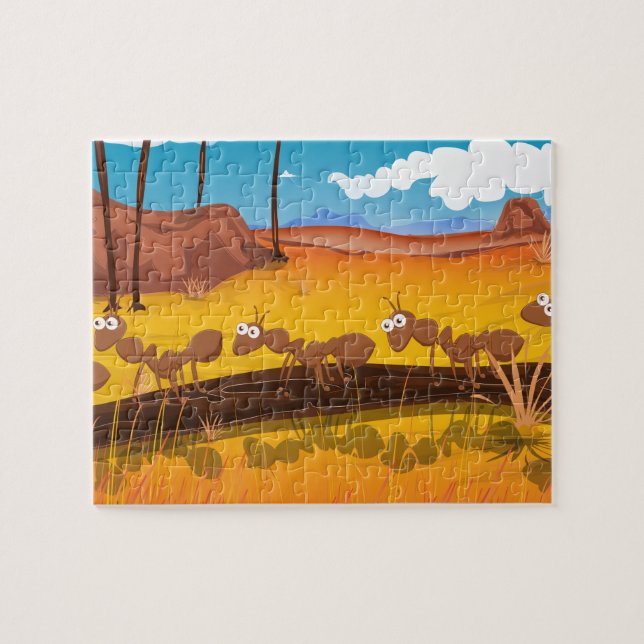 Cartoon Ants (Horizontal)