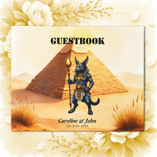 Cartoon Anubis - Ägyptischer Gott des Nachlebens Gästebuch