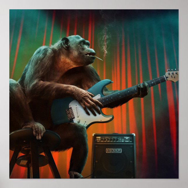 Cartoon Ape Poster (Vorne)