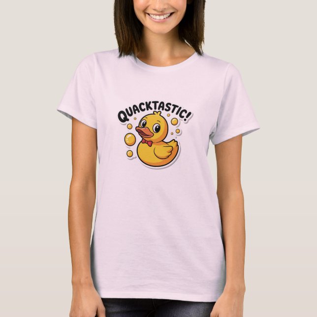 Cartoon aus Quarzglas, Gummifaust, T - Shirt (Vorderseite)