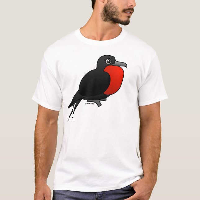 Cartoon ausgezeichnetes Frigatebird T-Shirt (Vorderseite)