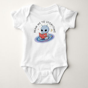 Cartoon Baby Alien Bodysuit Strampler