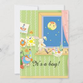 Cartoon Baby Duschkarte Einladung