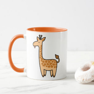 Cartoon Baby Giraffe Tasse
