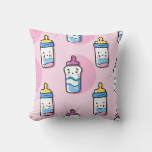 Cartoon Babyflasche Spaß Kinderzimmer Dekoration Kissen