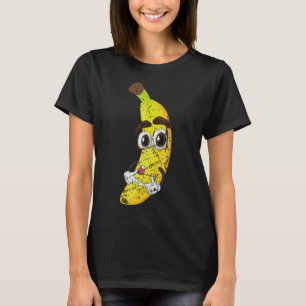 Cartoon Banana Frucht Lover Gesunde Ernährung Vege T-Shirt