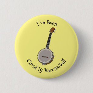 Cartoon Banjo Button