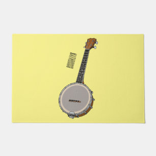 Cartoon Banjo Fußmatte