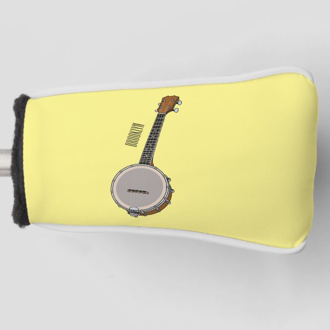 Cartoon Banjo Golf Headcover (Vorderseite)