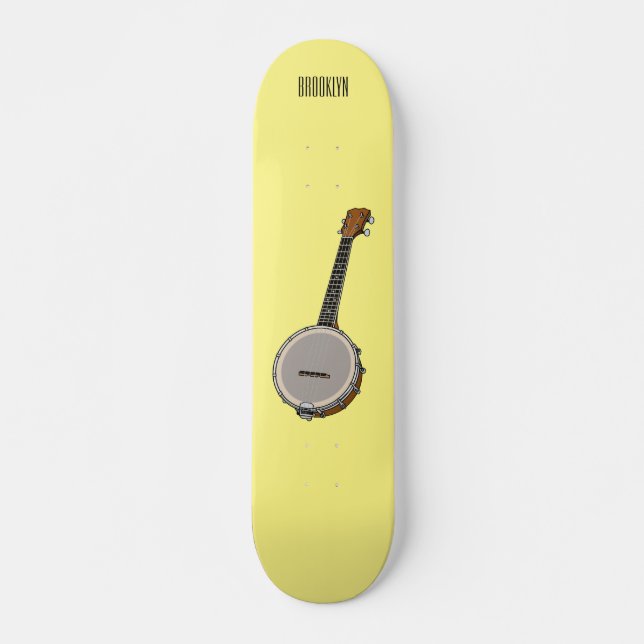 Cartoon Banjo Skateboard (Vorne)