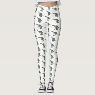 Cartoon Barapasaurus Leggings
