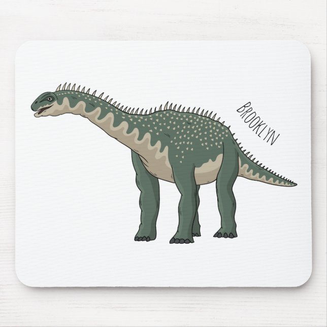 Cartoon Barapasaurus Mousepad (Vorne)
