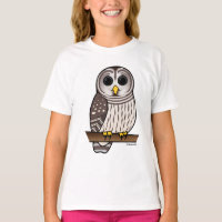 Cartoon Barred Owl