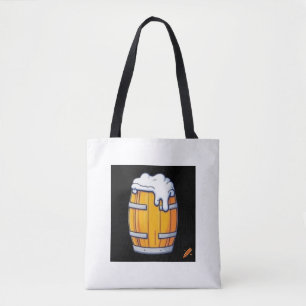 "Cartoon Barrel Beer Design Bag - Spaß und Spielsp Tasche