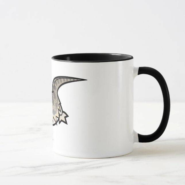 Cartoon-bärtiger Drache/Rankin Drache Tasse (Rechts)