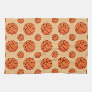 Cartoon Basketball Ball Geschirrtuch