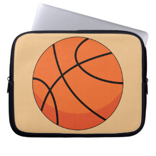 Cartoon Basketball Ball Laptopschutzhülle