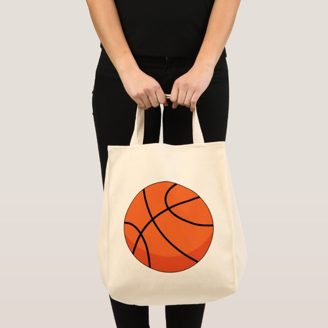 Cartoon Basketball Ball Tragetasche (Vorderseite (Produkt))