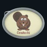 Cartoon Beaver Gürtelschnalle<br><div class="desc">Ein Cartoon Biber Design.</div>