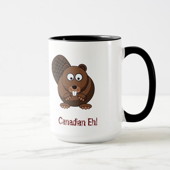 Cartoon Beaver Mug (Droite)