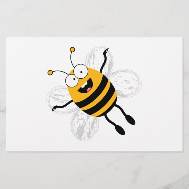 Cartoon Bee Flyer (Vorne)