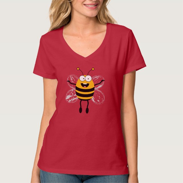 Cartoon Bee T-Shirt (Vorderseite)