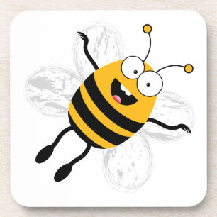 Cartoon Bee Untersetzer