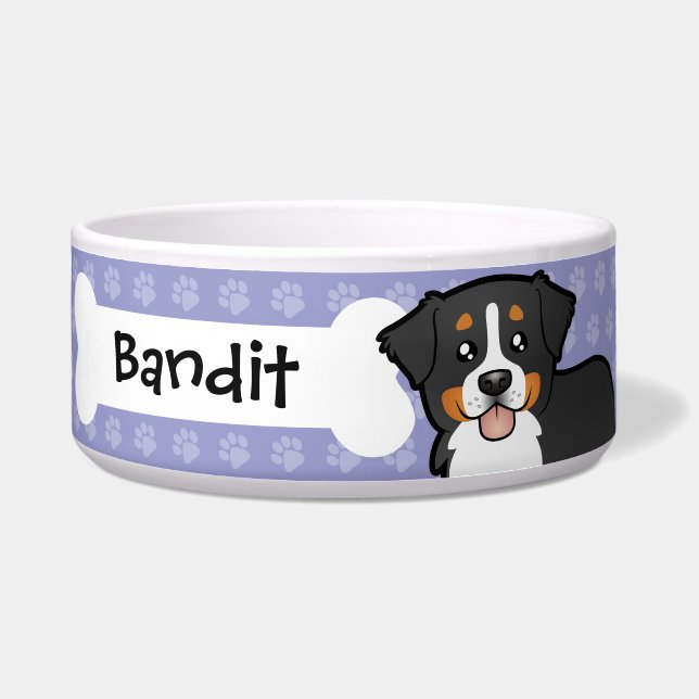 Cartoon Bernese Gebirgshund Napf (Vorderseite)