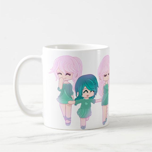Cartoon Best Friends Tasse (Links)