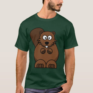 Cartoon-Biber-T-Shirt T-Shirt