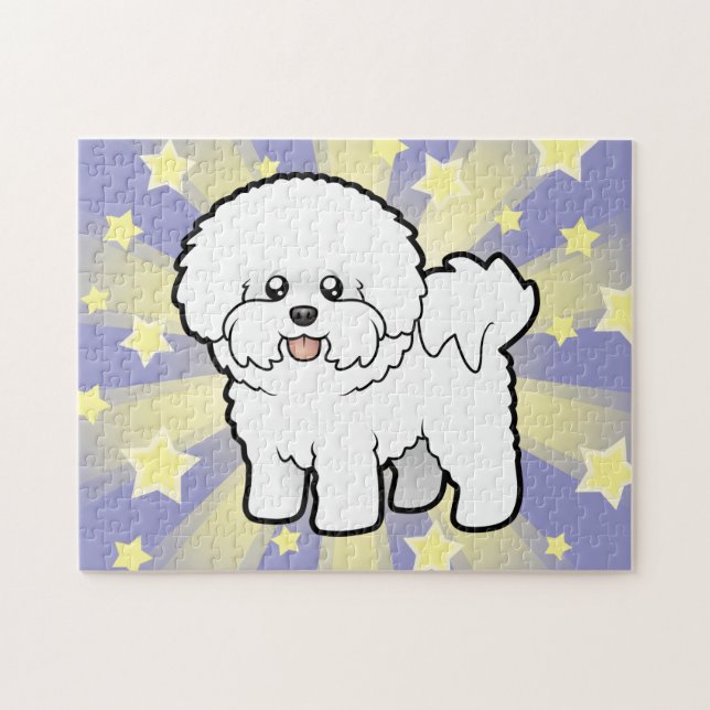 Cartoon Bichon Frise (Horizontal)