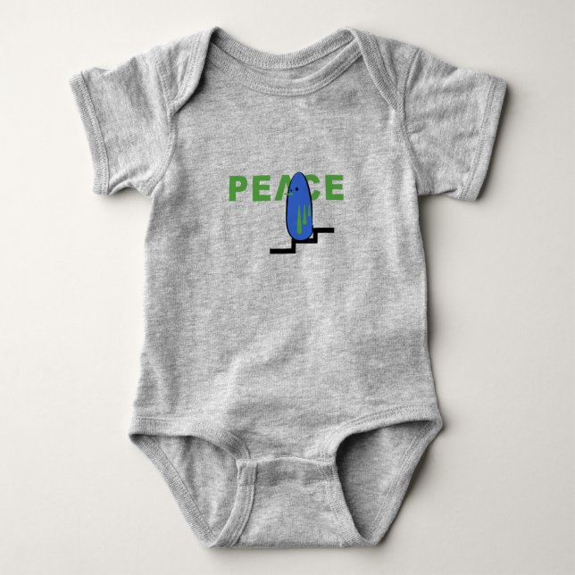 Cartoon Bird Baby Strampler (Vorderseite)