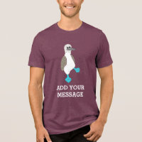Cartoon Blue Footed Booby Bird Graphic