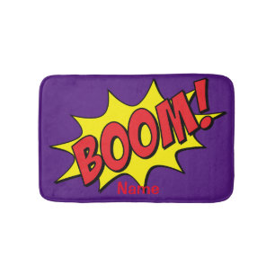 Cartoon Boom Thunder_Cove Badematte