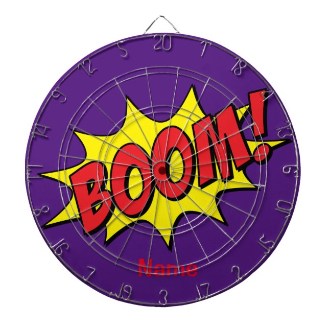 Cartoon Boom Thunder_Cove Dartscheibe (vorne)