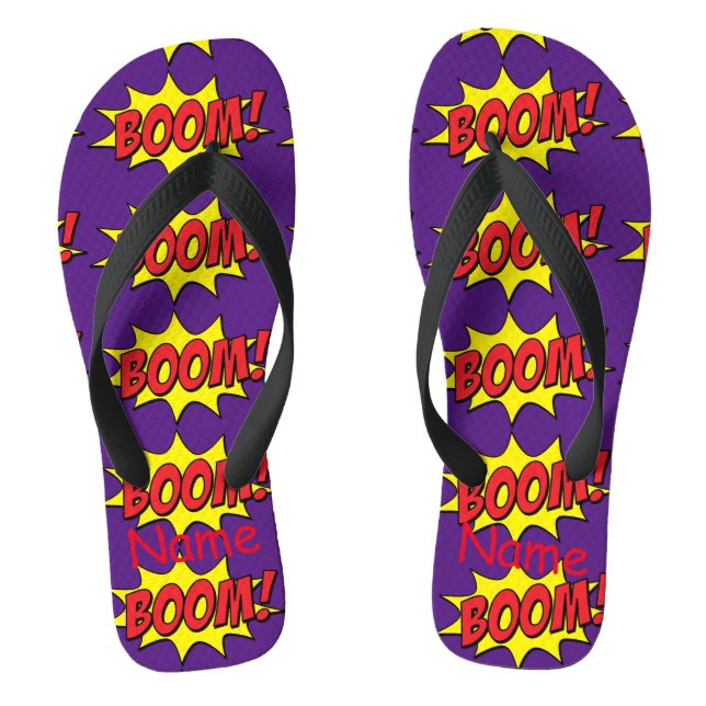 Cartoon Boom Thunder_Cove Flip Flops (Fußbett)