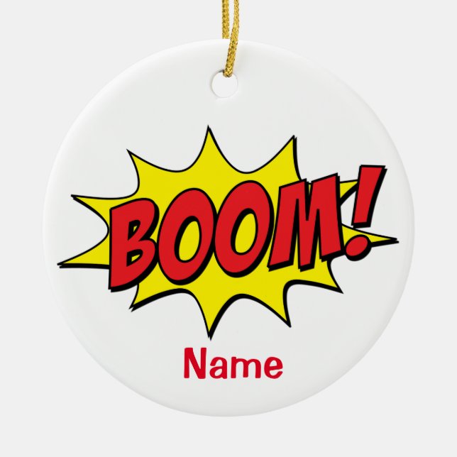 Cartoon Boom Thunder_Cove Keramik Ornament (Vorne)