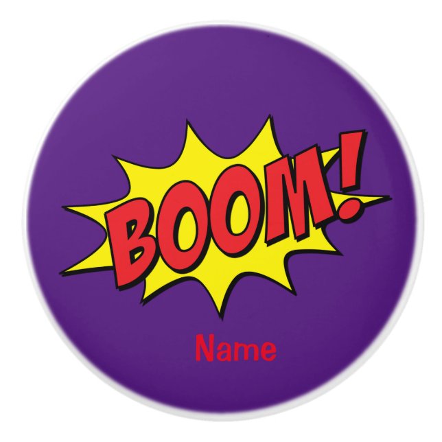 Cartoon Boom Thunder_Cove Keramikknauf (Vorderseite)