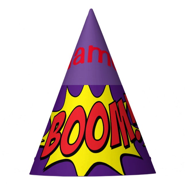 Cartoon Boom Thunder_Cove Partyhütchen (Vorderseite)