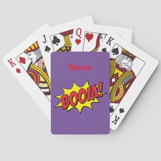 Cartoon Boom Thunder_Cove Spielkarten (Rückseite)