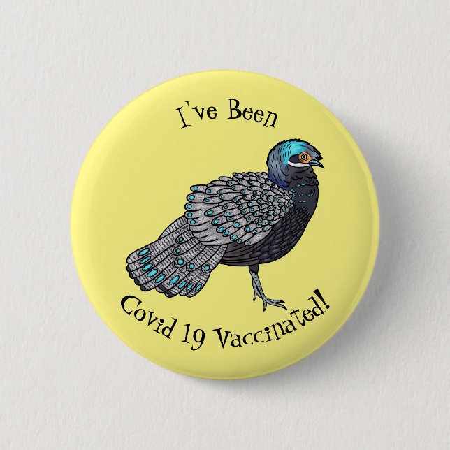 Cartoon Bornean Button (Vorderseite)