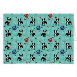 Cartoon Boston Terrier