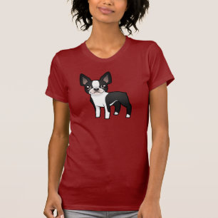 Cartoon-Boston-Terrier T-Shirt
