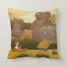 Cartoon Boy Tropical Jungle Animal